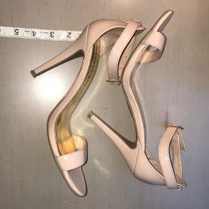Madden girl brand nude strap evening sandal heels